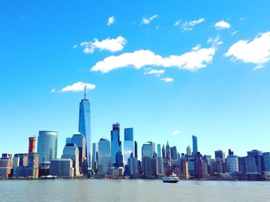 View from Paulus Hook of Manhattan